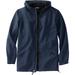 Men's Big & Tall Fleece-Lined Slicker Rain Coat by KingSize in Navy (Size 7XL) Raincoat