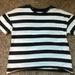 American Eagle Outfitters Tops | Aeo Striped T-Shirt | Color: Black/White | Size: M