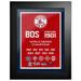 Boston Red Sox 9-Time World Series Champions 18'' x 14'' Empire Framed Art