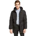 Orolay Men's Thickened Hoodie Down Coat Warm Coat Insulated Winter Parka Black L