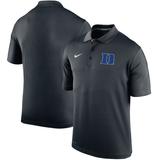 Men's Nike Black Duke Blue Devils Big & Tall Primary Logo Varsity Performance Polo