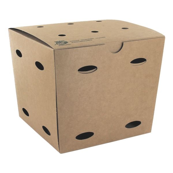 Papstar Pommes-Frites-Boxen »pure 100% fair« 2,5 Liter, 50 Stück braun, 16x14x14 cm Image