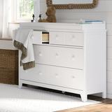 Storkcraft Universal Changing Table Topper Wood in White | 4.45 H x 45.47 W x 17.6 D in | Wayfair 00610-101