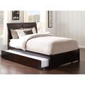 Viv + Rae™ Lampley Solid Wood Sleigh Bed w/ Trundle Wood in Brown | 44.25 H x 55.75 W x 81.125 D in | Wayfair VVRO3249 29130300