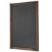 Loon Peak® Wall Mounted Chalkboard Wood/Fiberboard in Black/Brown | 24.1 H x 36.1 W x 0.8 D in | Wayfair 202FE79FAF7143F99124AC3DF7C9E21D