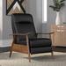 AllModern Laflamme 30" Wide Leather Recliner Faux Leather in Brown | 42.5 H x 30 W x 34 D in | Wayfair A5D9DD6D49E34ED99AC874E0A4719E55