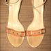 Kate Spade Shoes | Kate Spade Heels 8.5 | Color: Orange/Tan | Size: 8.5