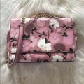 Kate Spade Bags | Kate Spade Medium Floral Shoulder Bag | Color: Black/Pink | Size: 11”L X 7.9”H