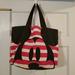 Disney Bags | Disney Mickey & Minnie Tote Bag Reversible Euc | Color: Black/Red | Size: Os