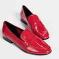 Kate Spade Shoes | Kate Spade Red Patent Leather Loafers Size 10 | Color: Red | Size: 10