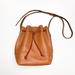 J. Crew Bags | J.Crew Leather Bucket Bag Tan Cognac Brown Purse | Color: Brown/Tan | Size: Os