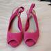 Nine West Shoes | Nine West Pink Suede Slingbacks 8.5m | Color: Pink | Size: 8.5