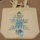 Disney Bags | Disney Frozen Tote Bag | Color: Blue/Cream | Size: Os