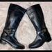 Michael Kors Shoes | Michael Kors Tall Black Leather Boot | Color: Black | Size: 9.5