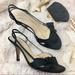 Kate Spade Shoes | Kate Spade Bow Heels Sz 7.5 | Color: Black | Size: 7.5