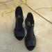 Michael Kors Shoes | Michael Kors Sabrina Genuine Leather Open Toe Shoe | Color: Black | Size: Various