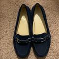 Coach Shoes | Coach New York Suede Blue Loafers Flats 36 | Color: Blue | Size: 6