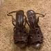 Jessica Simpson Shoes | Gently Used, Brown Leather Jessica Simpson Heels | Color: Brown/Gold | Size: 8