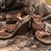 Jessica Simpson Shoes | Jessica Simpson Leather Sandals - Beige | Color: Tan | Size: 8