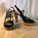 Jessica Simpson Shoes | Jessica Simpson High Heels Platform Pump Sandals | Color: Black/Silver | Size: 6.5