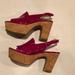 Nine West Shoes | Nine West Pink Patent Leather Platform Sandal7 1/2 | Color: Pink | Size: 7.5