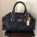 Coach Bags | Coach Sabrina Optic Classic Black Canvas Satchel | Color: Black | Size: Os