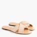 J. Crew Shoes | J Crew Glitter Cora Crisscross Sandals In Nude 6 | Color: Cream/Tan | Size: 6