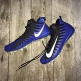 Nike Shoes | Nike Blue Black Alpha Menace Football Cleats 14.5 | Color: Black/Blue | Size: 14.5