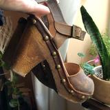 Free People Shoes | Jeffrey Campbell Wooden Clogs | Color: Brown | Size: 9