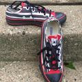 Converse Shoes | Converse All Star Rad Skulls Size 3 Sneakers | Color: Black/Red/White | Size: Boys 3 Women’s 5