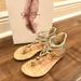 Jessica Simpson Shoes | Brand New Jessica Simpson Girls Sandal Size 12 | Color: Gold | Size: 12g