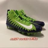 Nike Shoes | Nike Alpha Menace Elite Td Football Cleats Size 16 | Color: Blue/Green | Size: 16