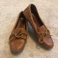 Coach Shoes | Coach Leather Loafers | Color: Brown/Tan | Size: 7