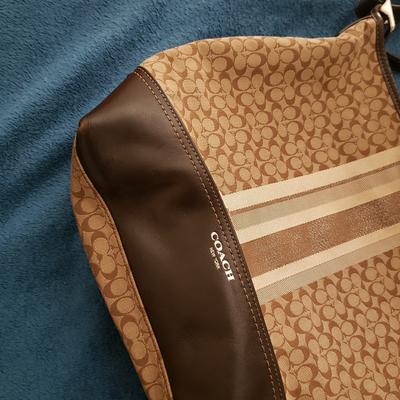 Coach Bags | Coach Duffle Bag. | Color: Brown/Tan | Size: 9.75 X 13 X 5.5