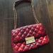 Michael Kors Bags | Michael Kors Red Sloan Snakeskin Bag | Color: Black/Red | Size: Os