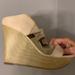 Jessica Simpson Shoes | Jessica Simpson Wedge Sandals, Size 8.5 | Color: Tan | Size: 8.5