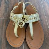 Kate Spade Shoes | Kate Spade Gold Sandals 7 | Color: Gold | Size: 7