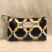 Michael Kors Bags | Euc Michael Kors Cosmetic Makeup Case Pouch Bag | Color: Blue/Yellow | Size: Os