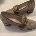 Gucci Shoes | Gucci Vintage Heeled Loafer Rare Enamel | Color: Brown/Tan | Size: 5.5