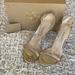 Burberry Shoes | Burberry Annabel Heels | Color: Gold/Tan | Size: 11