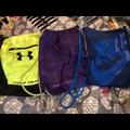 Nike Bags | Nike And Under Armor Drawstring Backpacks | Color: Blue/Purple | Size: Os