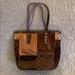 Coach Bags | Coach Patchwork Bag Style No. F06j-F10432 | Color: Brown/Gold | Size: Os