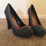 Jessica Simpson Shoes | Jessica Simpson Topazio Montana Blue Tweed- 9.5m | Color: Blue | Size: 9.5