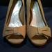 Giani Bernini Shoes | Giani Bernini Women's Tan Suede Open Toe Shoes 7.5 | Color: Tan | Size: 7.5