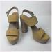 Michael Kors Shoes | Michael Kors Colletion Espadrille Sandal Heel 40 9 | Color: Brown/Tan | Size: 10