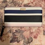 Kate Spade Bags | Kate Spade Lacey Shore Street Cruisestrip Wallet | Color: Gold/Red | Size: Os