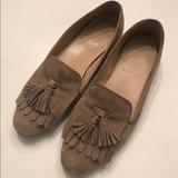 J. Crew Shoes | J. Crew Suede Loafers | Color: Tan | Size: 7