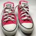 Converse Shoes | Converse Chucks All Stars Pink Low Sneakers 7 | Color: Pink/White | Size: 7