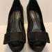 Louis Vuitton Shoes | Louis Vuitton Black Suede Platform Heels 38 | Color: Black | Size: 8