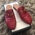 Gucci Shoes | Gucci Loafers Slip On | Color: Red | Size: 7.5